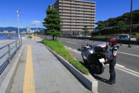 松江へ向かう道