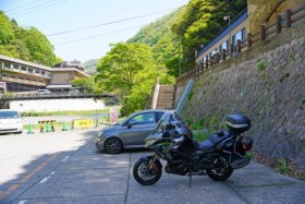 湯原温泉駐車場