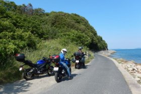 展望台へのアクセス路
