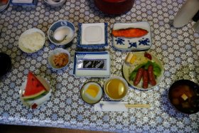 標準的な日本の朝飯かも