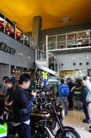 旧車展示中