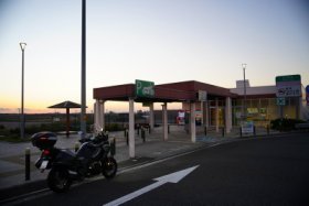 日の出を見ながら…