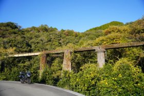 伊尾木森林鉄道 軌道跡
