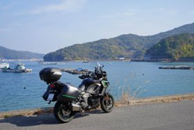 蒲生田岬への道