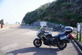 蒲生田岬の駐車場