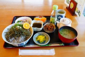 生しらす丼定食