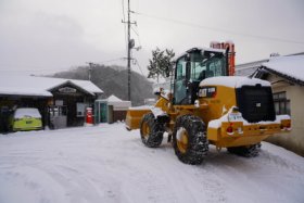 除雪車です